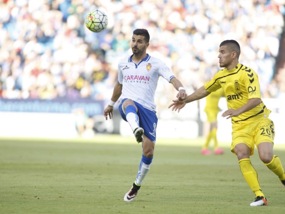 Imagen del partido en La Romareda