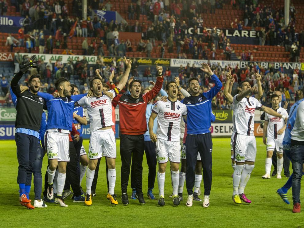 Partido entre el Osasuna y el Huesca