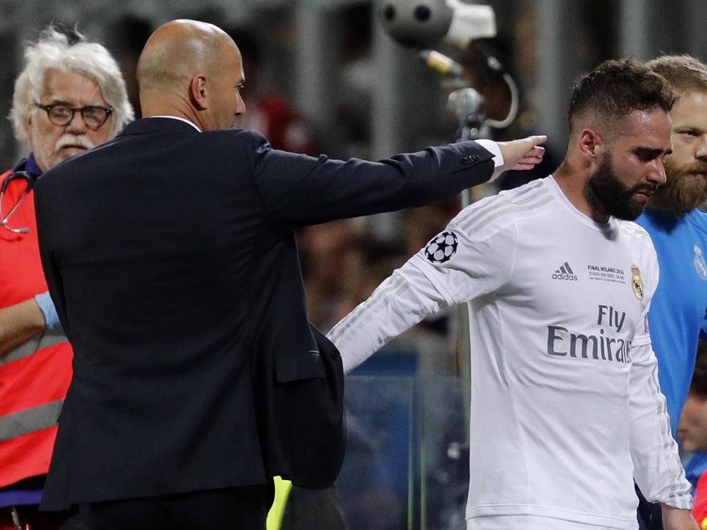 Dani Carvajal en una imagen de archivo.