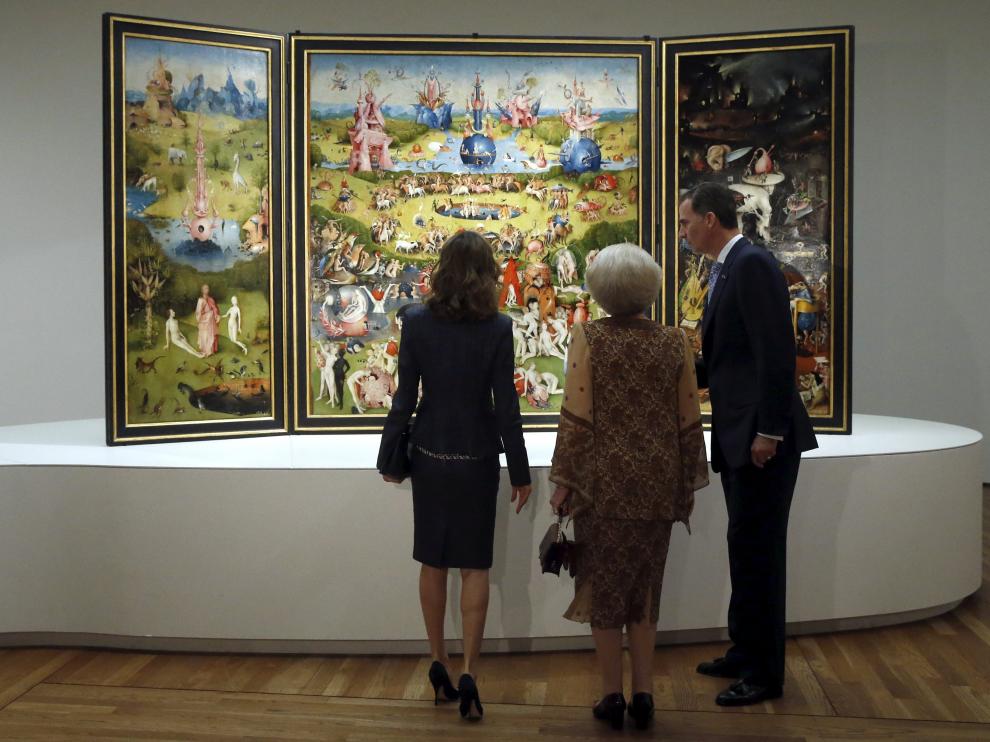 Inauguración de la gran exposición sobre El Bosco que ofrece el Museo del Prado
