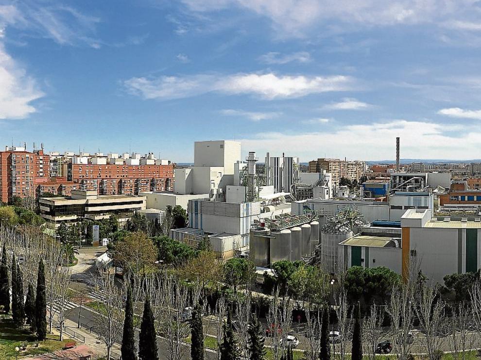Planta de Syral Iberia en el barrio zaragozano del Picarral.