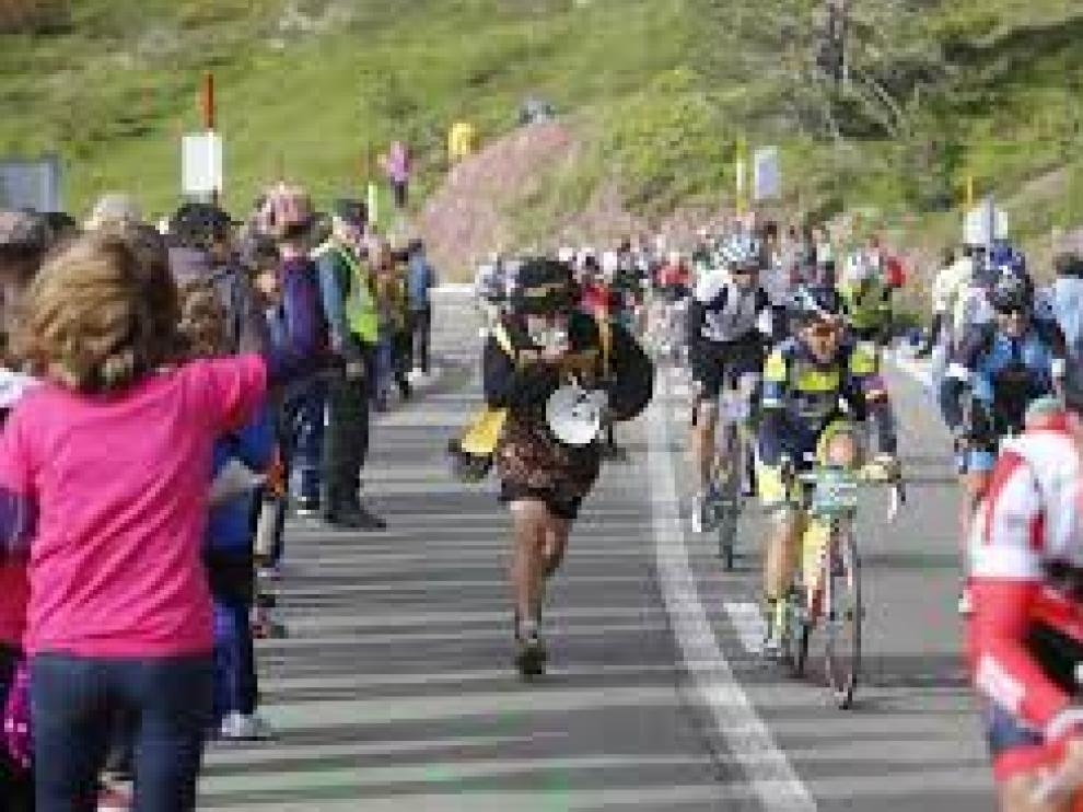 Imagen de archivo de una prueba deportiva celebrada en Aragón.