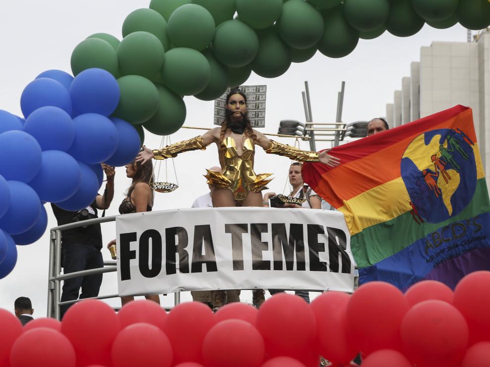 Desfile del orgullo Gay de Sao Paulo