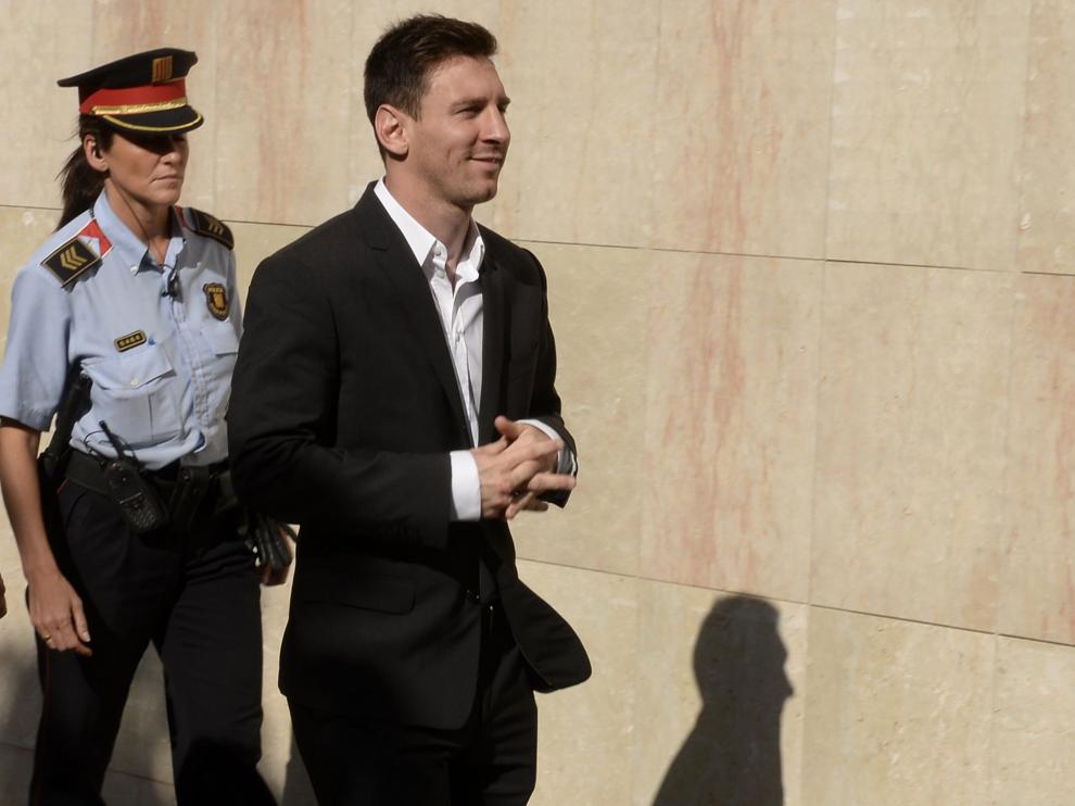 Imagen de archivo de Messi en los juzgados