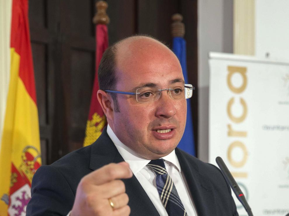 El presidente de Murcia, Pedro Antonio Sánchez, en una imagen de archivo.