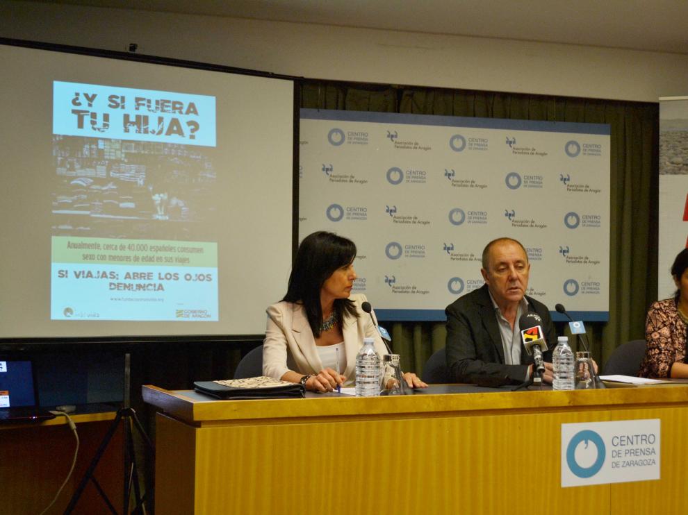 Rueda de prensa de presentación de la campaña de la Fundación Más Vida en la sede de la APA.