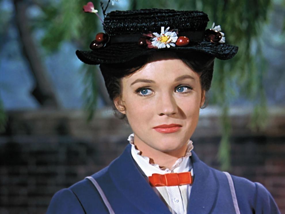 Julie Andrews protagonizó la película original de 'Mary Poppins'.
