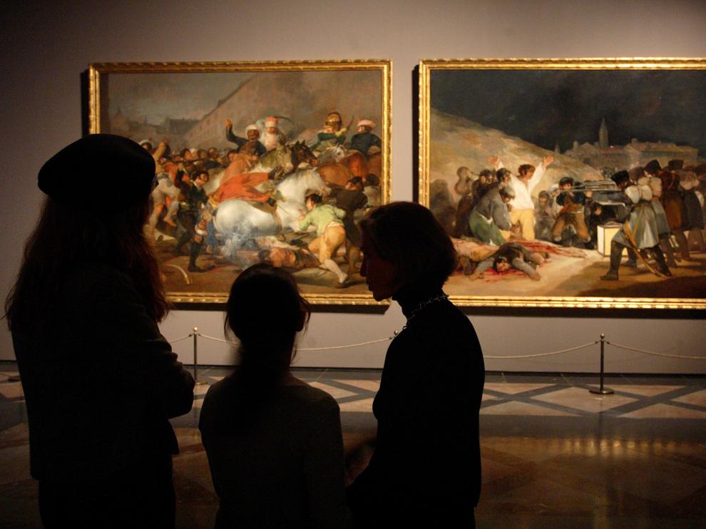 Obras de Francisco de Goya expuestas en el Museo del Prado.