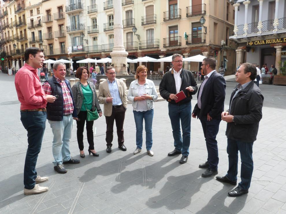 Imagen de los candidatos del PP por Teruel a las elecciones del 26-J.