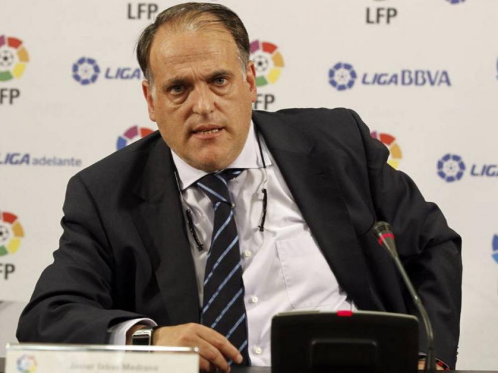 Javier Tebas, presidente de la Liga de Fútbol Profesional.