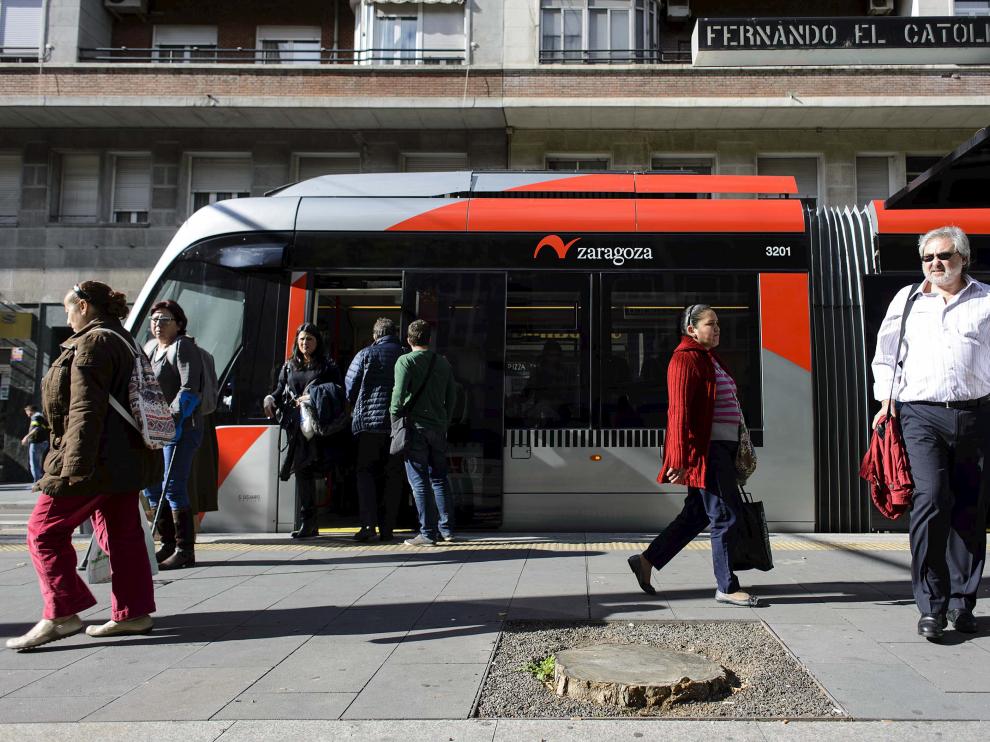 Tranvía de Zaragoza.