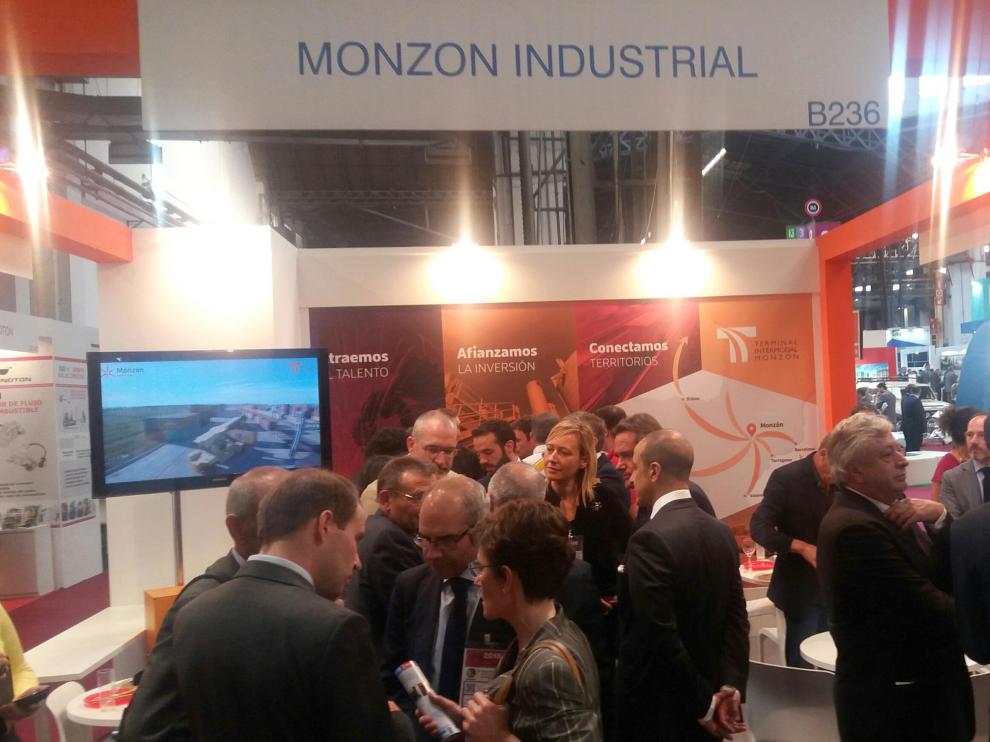 Stand de Monzón en el Salón Internacional de la Logística (SIL) de Barcelona.