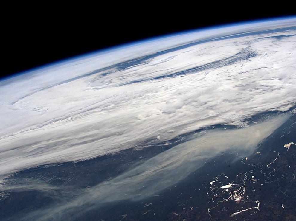 La Tierra, vista desde el espacio.
