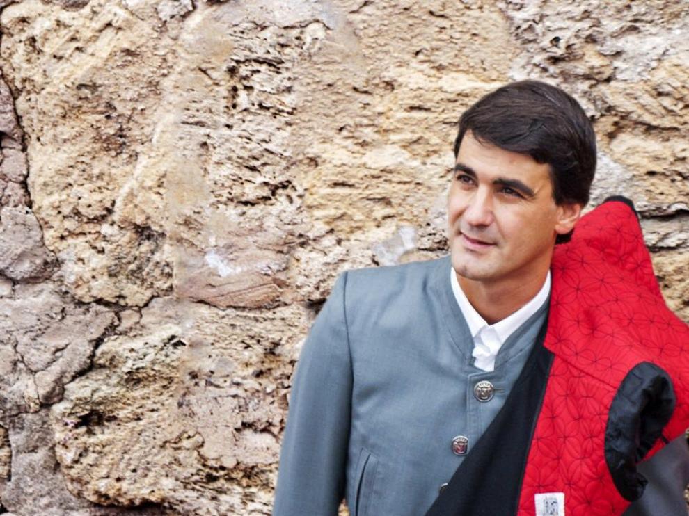 Jesulín, tras torear en el Festival de la Vendimia de Cariñena.