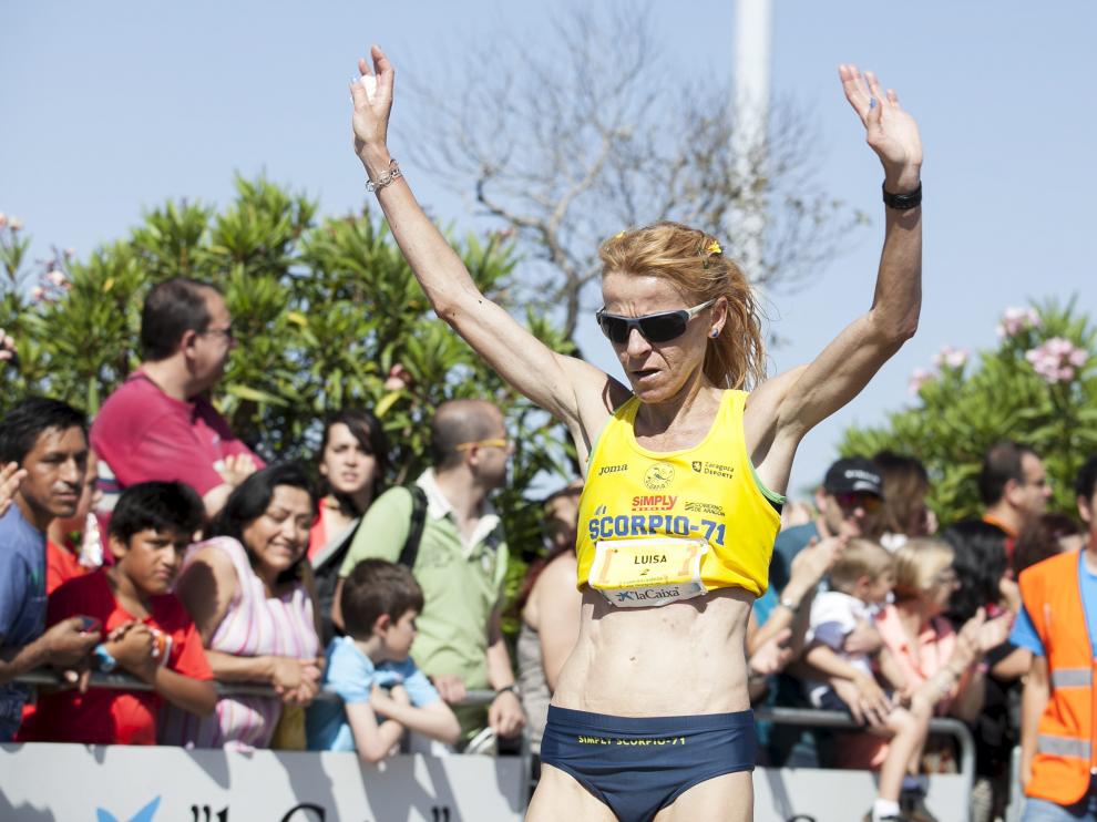 Luisa Larraga afronta su undécima participación en la 10K Zaragoza.