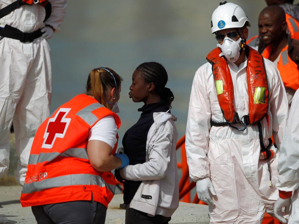 La Guardia Costera italiana explicó en un comunicado que ha coordinado en las últimas horas el salvamento de 1.348 personas.
