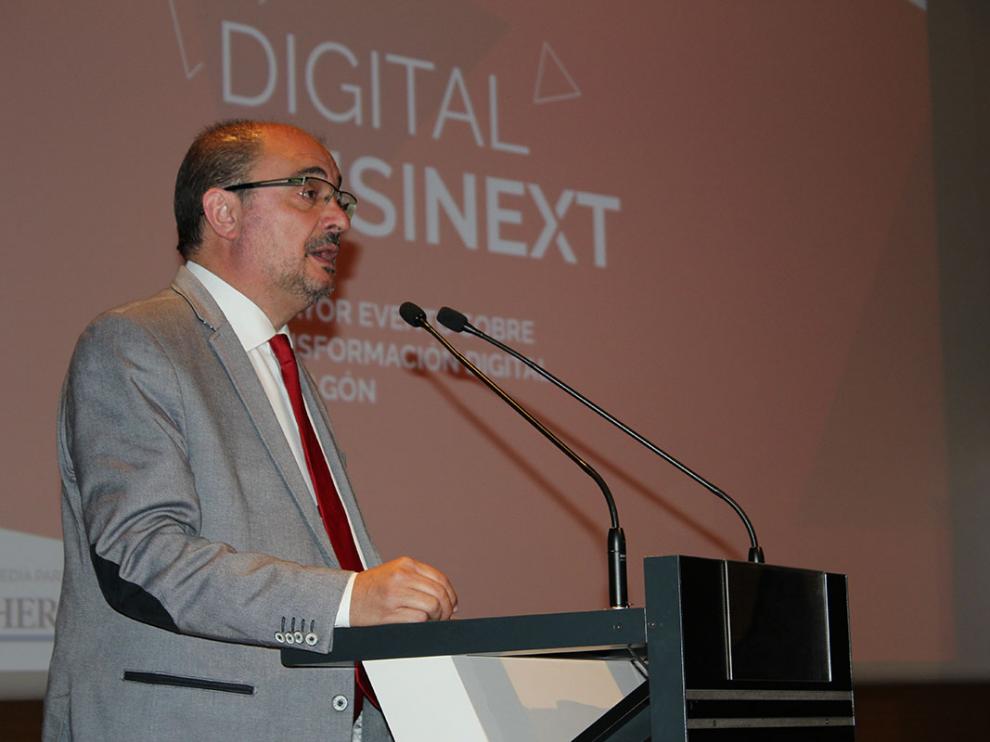 Lambán en el foro Businext