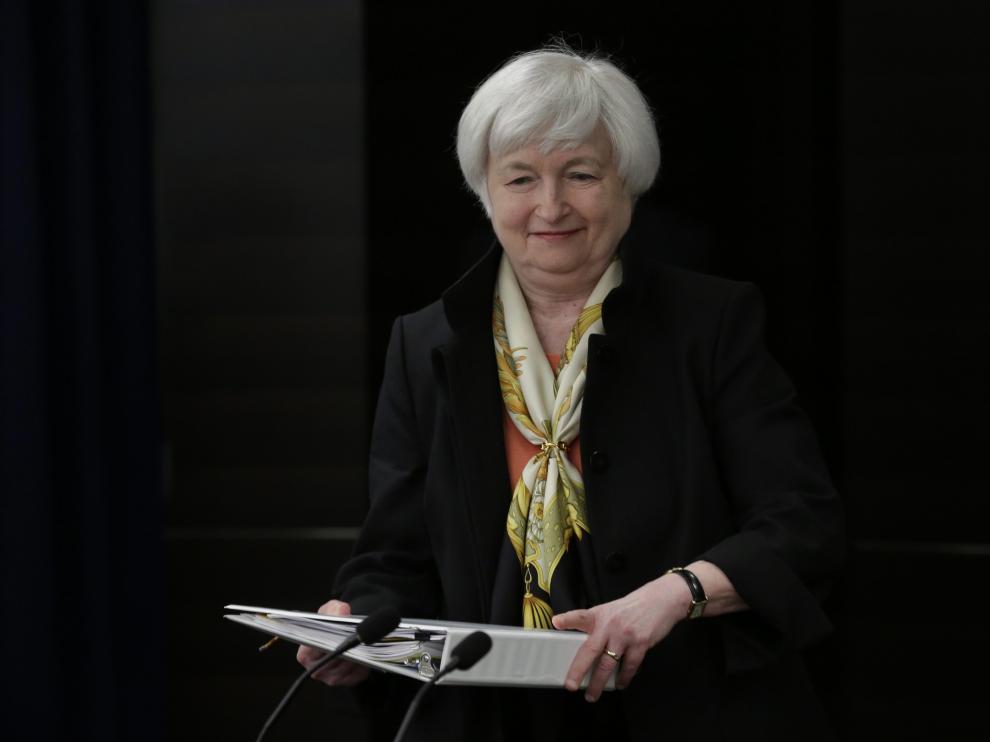 Janet Yellen, presidenta de le Reserva Federal de EE. UU.