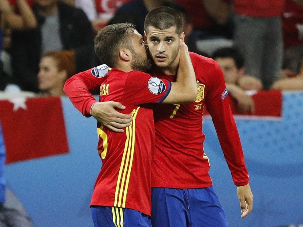 Partido entre España y Turquía en la Eurocopa