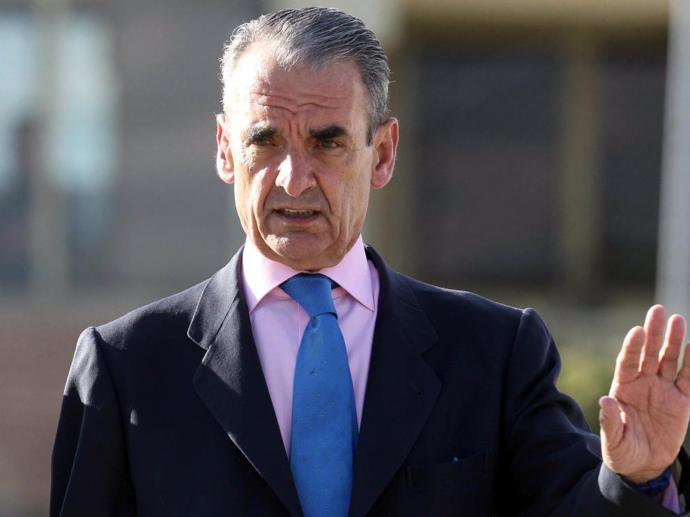 Mario Conde a su salida de la prisión de Soto del Real.