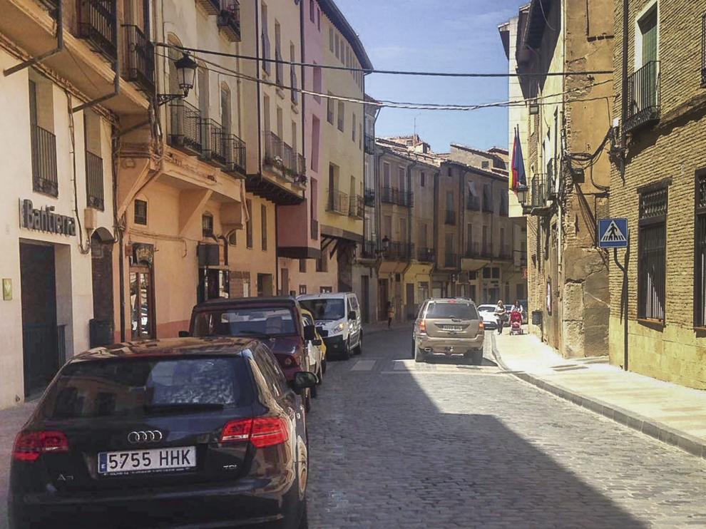 La calle Mayor de Daroca.