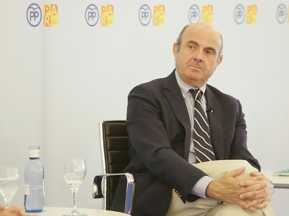 Acto de Luis de Guindos en Zaragoza