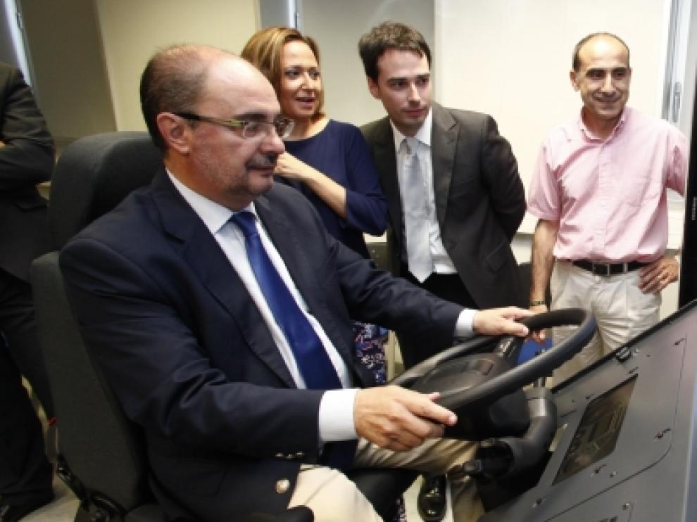 El Presidente de Aragón ha visitado el Centro de Innovación para la FP de Aragón y se ha reunido con el Clúster de la Automoción.