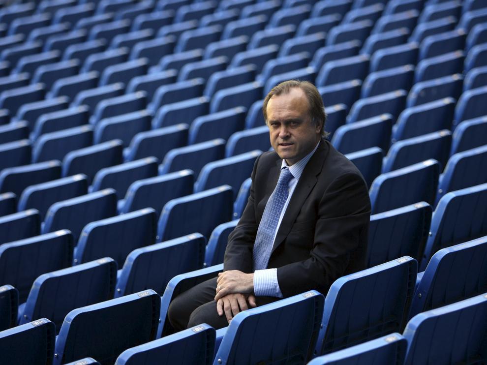Miguel Pardeza, durante su etapa como director deportivo del Real Madrid