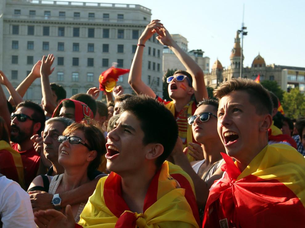 La afición española.