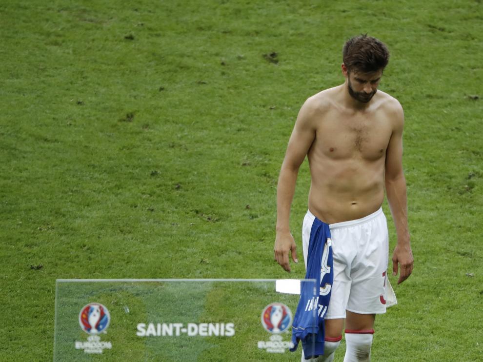 El defensa español Gerard Piqué