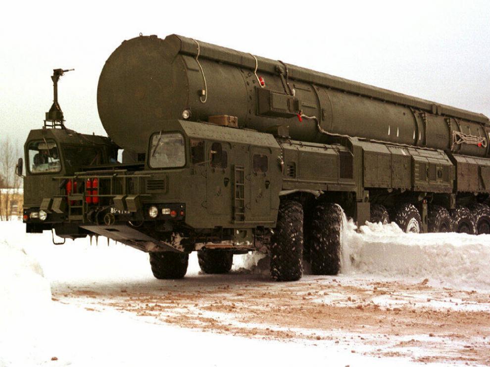 Un misil intercontinental ruso.