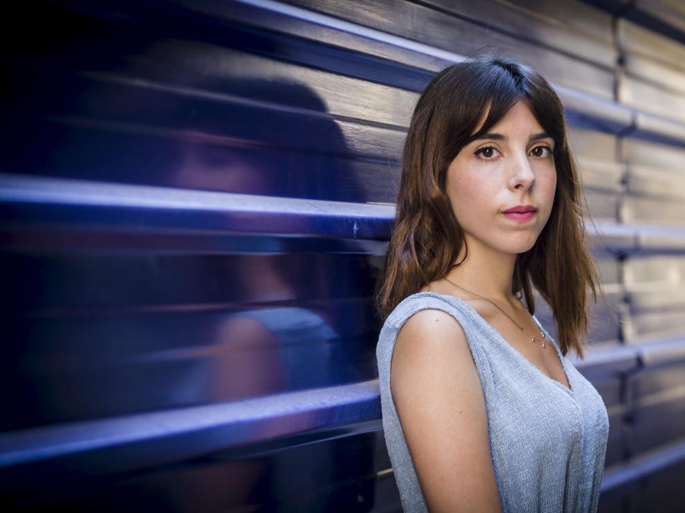 Marta Lallana García, en Zaragoza este lunes.