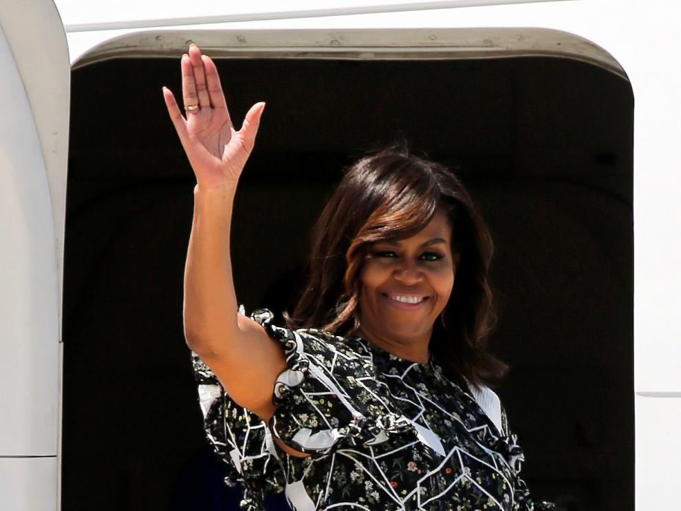 Michelle Obama se despide de España tras su reciente visita.