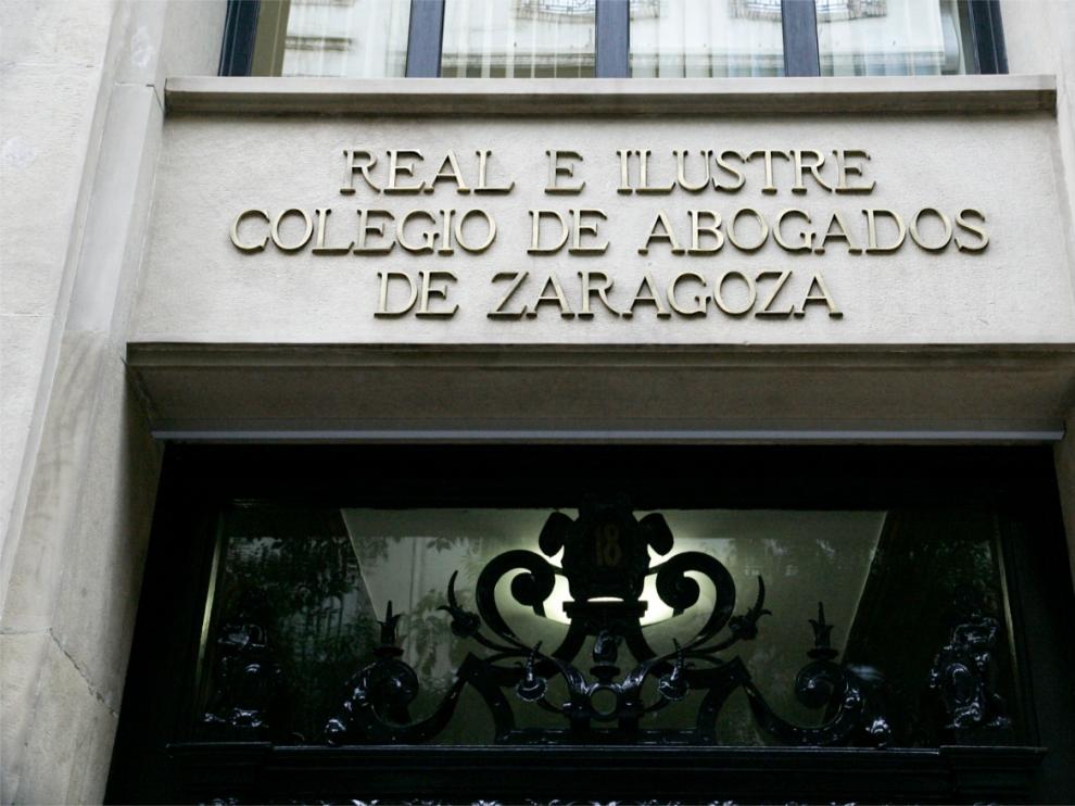 Sede del Colegio de Abogados de Zaragoza, en la calle de Don Jaime.