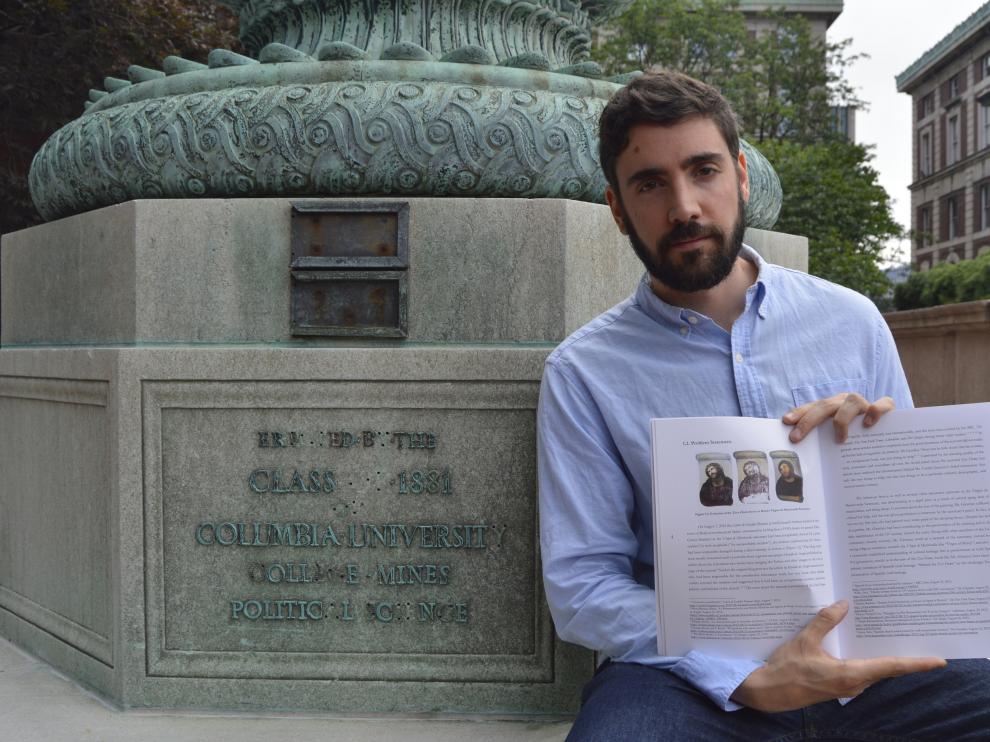 Alberto Sánchez Sánchez, en la Universidad de Columbia