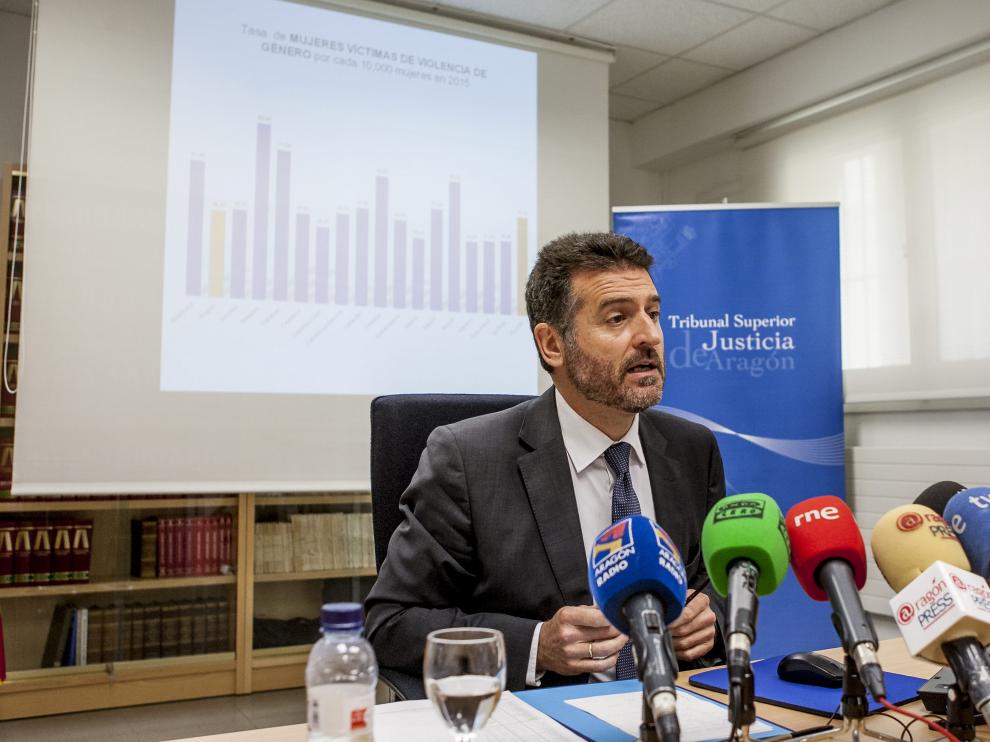 Manuel Bellido, presidente del Tribunal Superior de Justicia de Aragón (TSJA).