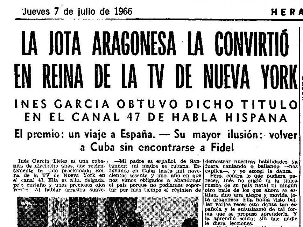 La jota aragonesa, triunfante en la televisión neoyorquina