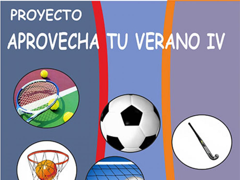 Cartel del programa 'Aprovecha tu Verano' del Campo de Cariñena.