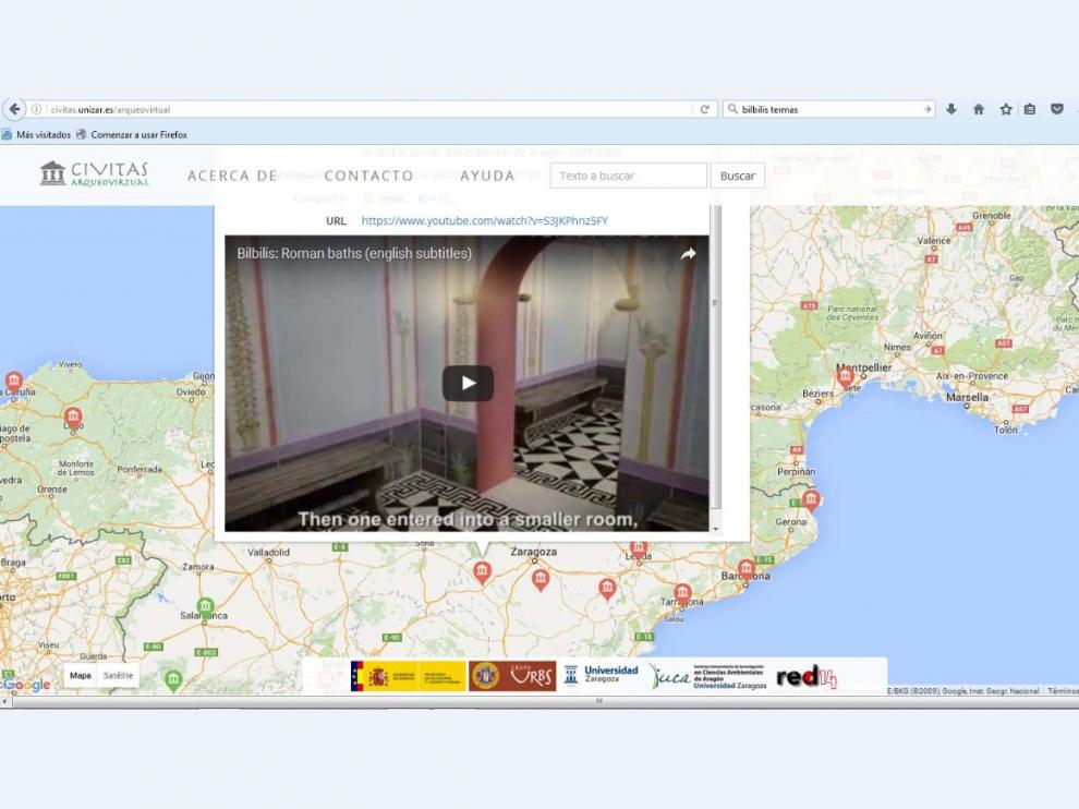 El proyecto Civitas trata de catalogar y geoposicionar la arqueología virtual romana.
