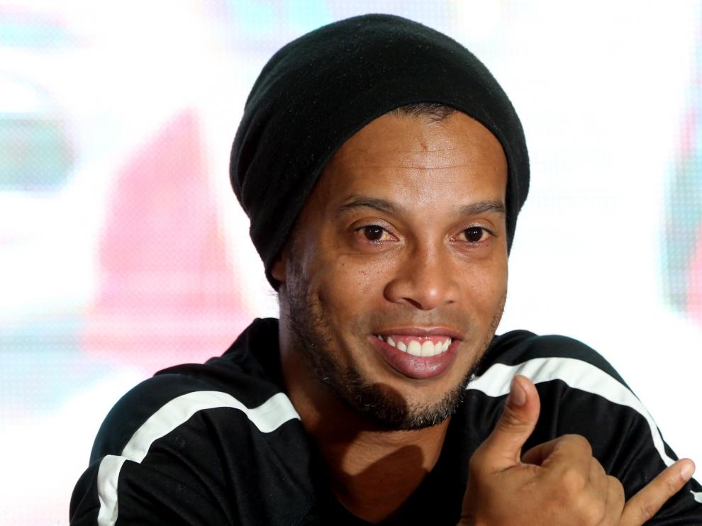 Ronaldinho, el exjugador del Barcelona, en una foto de archivo.