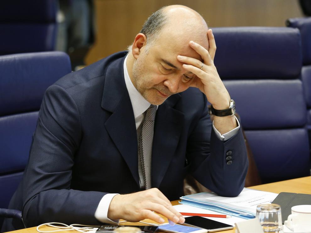 El comisario de Asuntos económicos y financieros, Pierre Moscovici, en junio en Luxemburgo.