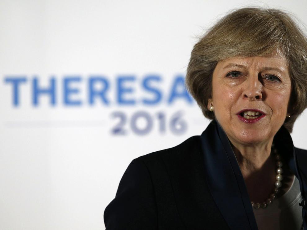 La ministra británica de Interior, Theresa May.