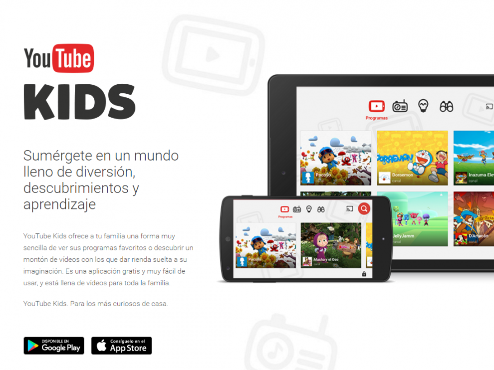 ?Youtube lanza en España su aplicación para niños, Youtube Kids.