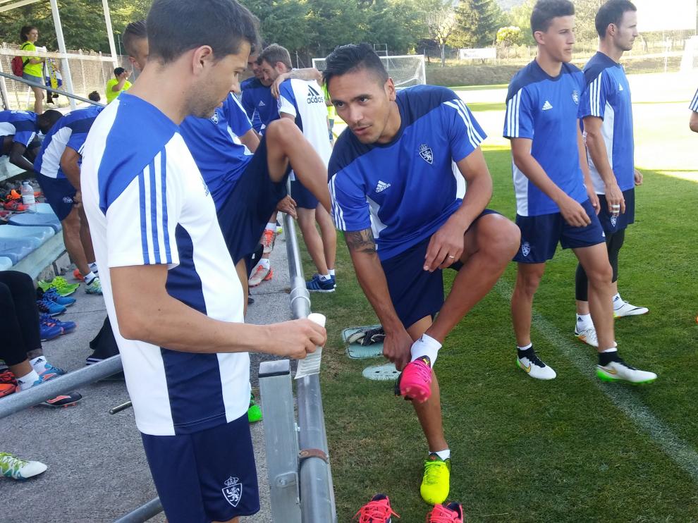 Marcelo Silva ya se ha entrenado con el Real Zaragoza.