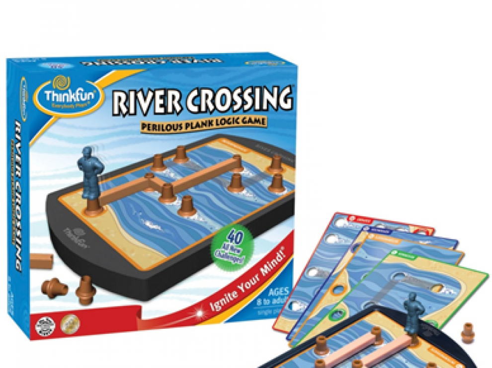 El juego de lógica 'Rivercrossing'.
