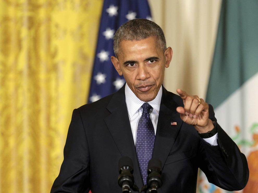 Obama, durante su comparecencia
