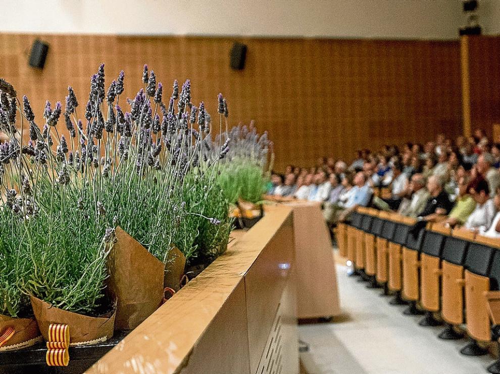 Último homenaje celebrado en Zaragoza a los docentes jubilados, el pasado mes.