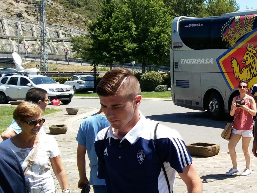 Álex Zalaya, defensa central, es una de las jóvenes promesas de la cantera