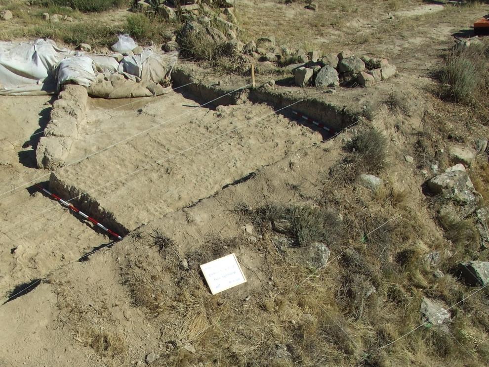 Imagen de archivo de las excavaciones en Marcuello.