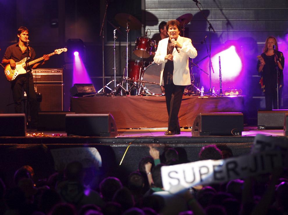Georgie Dann, en su concierto de Huesca